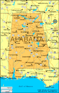 Map of Alabama