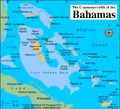 Map of the Bahamas