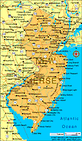 Map of NJ