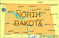 Map of ND