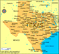 Map of TX