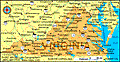 Map of VA