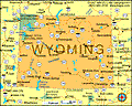 Map of WY