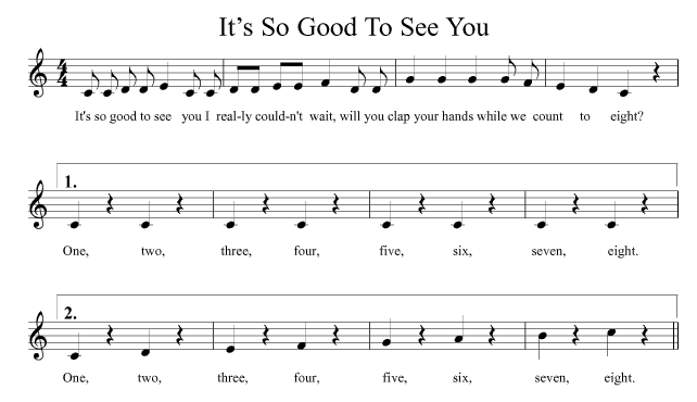 It’s So Good to See You Sheet Music