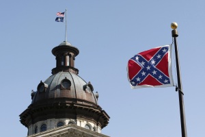 Confederate Flag outside South Carolina statehouse