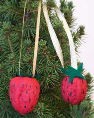 Strawberry Ornament - 89