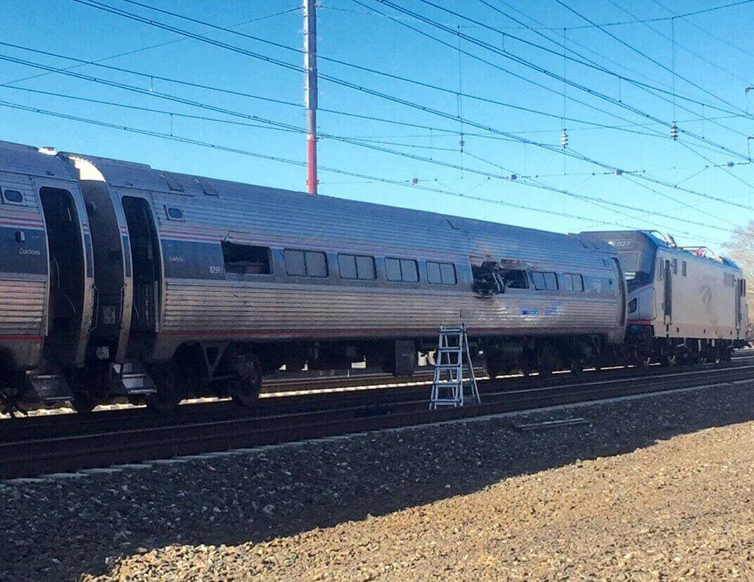 picture of deadly train derailment in Pennsylvania