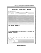 Student Contract Form Printable (K - 5th Grade) - TeacherVision.com