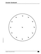 Circular Geoboard Printable (4th - 9th Grade) - TeacherVision.com