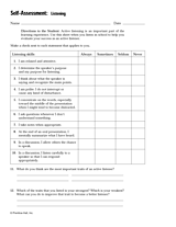 6th grade listening comprehension test pdf