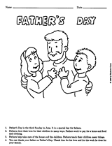 fathers day activities printable 2nd 5th grade teachervisioncom