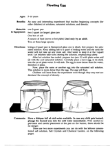 egg density experiment worksheet