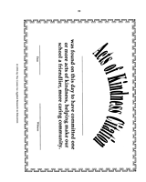 Acts of Kindness Award Printable (Pre-K - 5th Grade) - TeacherVision.com