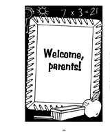 Welcome Parents Sign Printable (Pre-K - 6th Grade) - TeacherVision.com