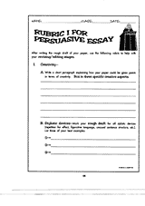 7th grade persuasive essay rubric