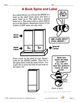 A Book Spine and Label Printable (1st - 2nd Grade) - TeacherVision.com