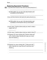 Equivalent fractions homework help
