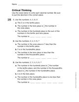 Critical thinking questions in mathematics