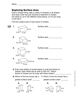 Exploring Surface Area (Gr. 5) Printable (5th Grade) - TeacherVision.com