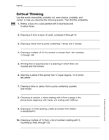 critical thinking worksheets for 6th graders