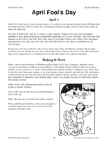 April Fools' Day Printable (3rd - 5th Grade) - TeacherVision.com