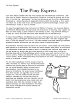 Learn About the Pony Express Printable (K - 3rd Grade) - TeacherVision.com