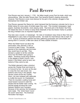 Learn About Paul Revere (Colonial Times Printable, K-3rd ...