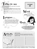 Louisiana Purchase Printable (K - 8th Grade) - TeacherVision.com