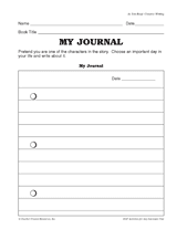 My Journal Printable (1st - 3rd Grade) - TeacherVision.com