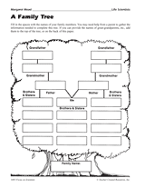 Your Family Tree, Version 3 Printable (4th - 8th Grade) - TeacherVision.com