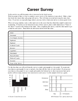Career Survey Printable (5th - 8th Grade) - TeacherVision.com
