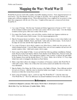 Mapping the War: World War II Printable (5th - 8th Grade ...