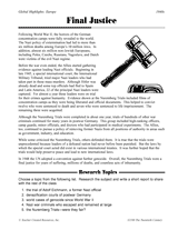 Final Justice: Nuremberg Trials Printable (5th - 8th Grade