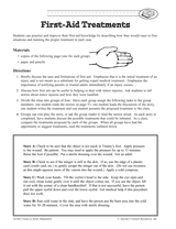 Worksheets First Aid Worksheet first aid treatments printable 2nd 5th grade teachervision com treatments
