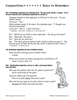 Conjunctions Printable (4th - 6th Grade) - TeacherVision.com