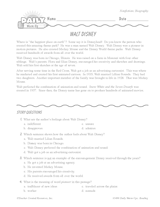Walt Disney Biography | Nonfiction Reading Warm-Up for Gr. 3 & 4