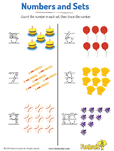 Trace the Numbers: Cake, Balloons, and More Printable (Pre-K - K ...