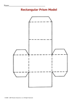 rectangular prism template printable