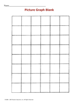 Picture Graph Blank Printable (1st - 12th Grade) - TeacherVision.com