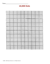 100 Dots Free Printable Sheet