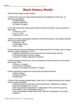 quiz of    multiple choice This weather Black printable knowledge test printable will children's