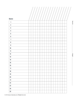 Class List/Grades Printable (K - 12th Grade 
