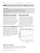 Drawing Conclusions from Statistical Data Printable (6th - 10th Grade