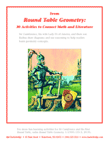 Sir Cumference and the First Round Table Activities Printable (3rd ...
