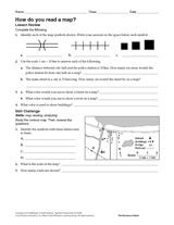 How Do You Read a Map? Geography Printable (6th-12th Grade ...