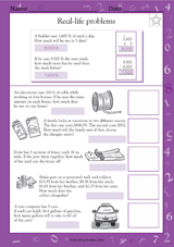 Word Problems: Choose the Operation I - Math Practice Worksheet (Grade ...