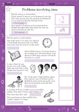 word problems involving time ii math practice worksheet grade 5