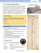 Life in Ancient Greece Mini-Lesson | History Slideshow & Activities