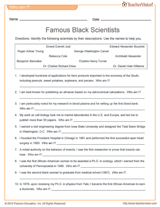 Famous Black Scientists Matching Activity | Black History Month