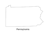 pennsylvania state map printable pre k 12th grade teachervisioncom